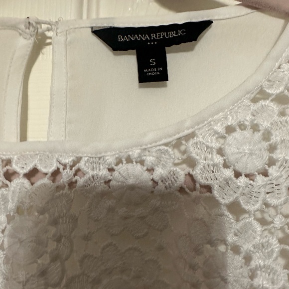 Sheer White Blouse Size Small - Picture 3 of 6